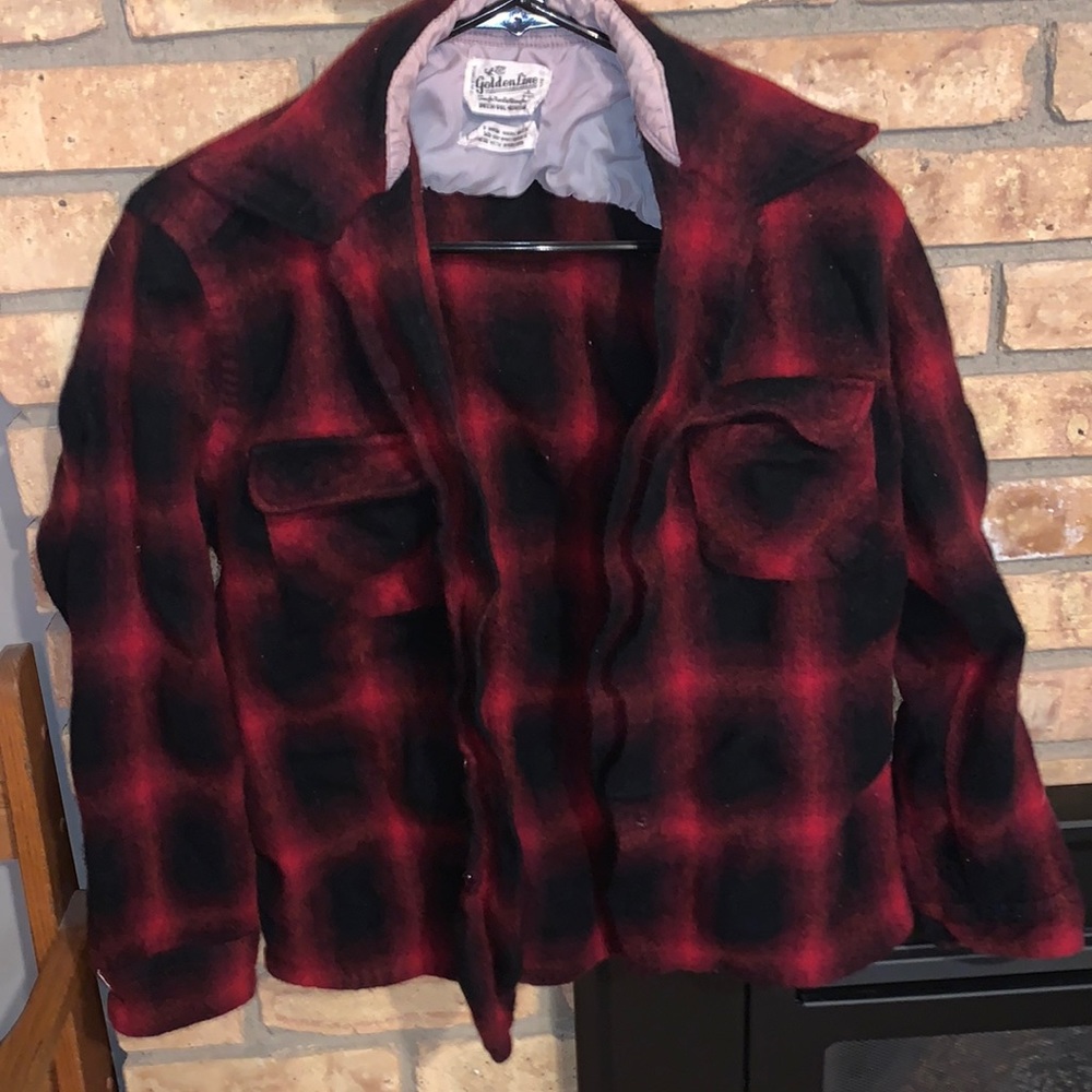 Vintage Golden Line flannel size large
